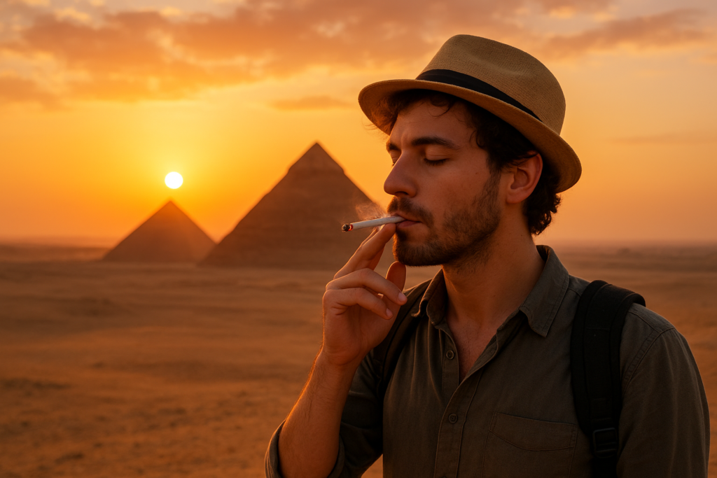 consumo de cannabis haxixi no Egito