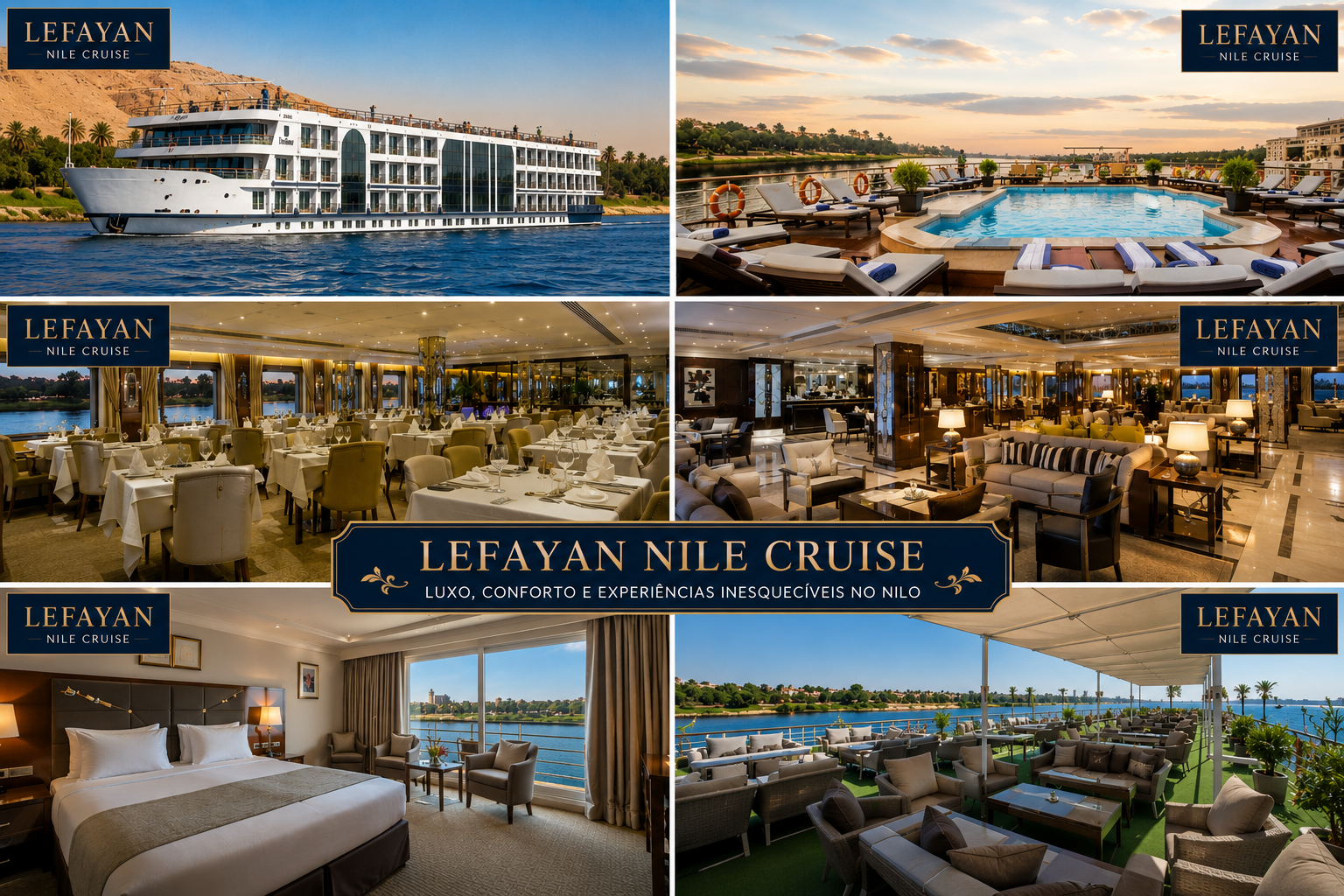Explore Luxor e Aswan a Bordo do Le Fayan com Conforto e Excelente Valor 🌟
