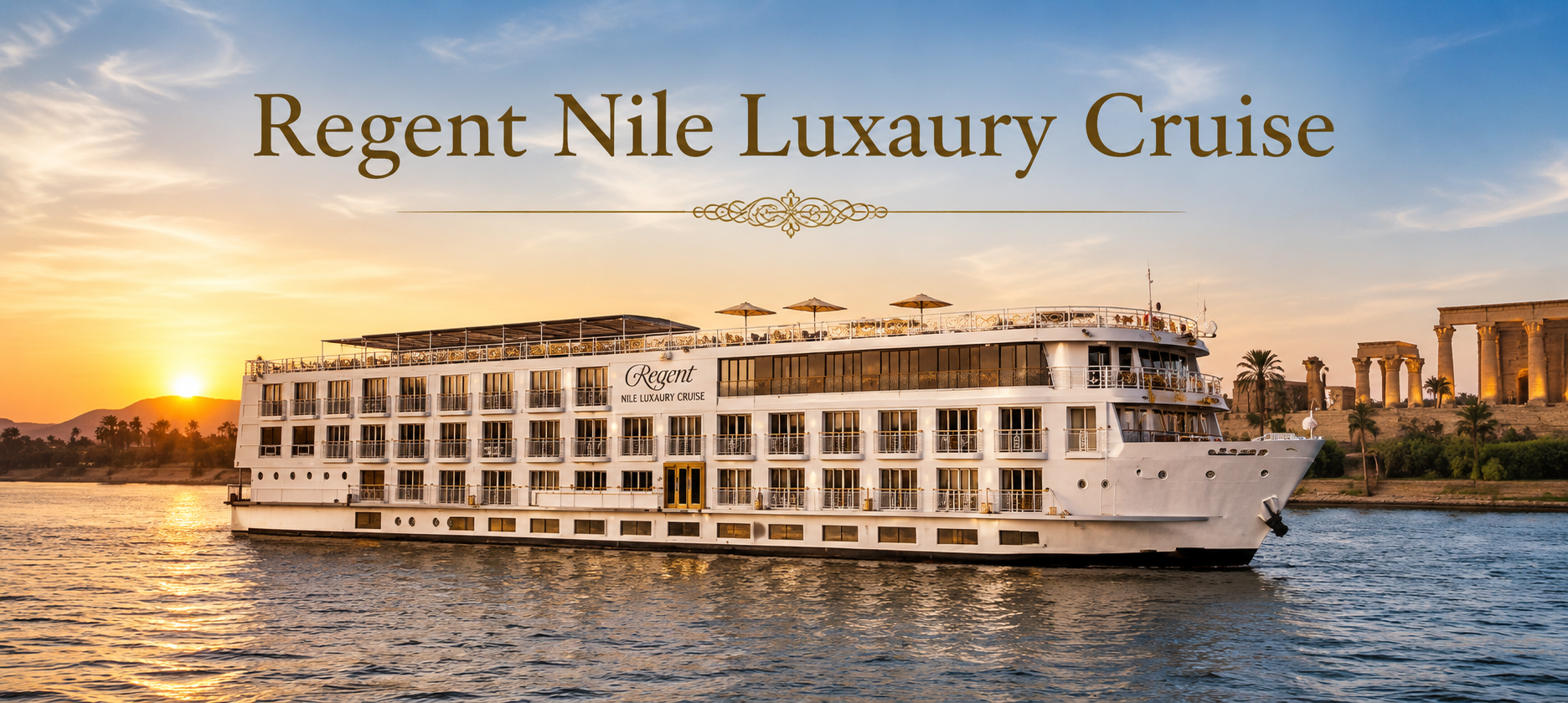 Navegue pelo coração do Egito Luxo e conforto no Rio Nilo Experiência exclusiva entre Luxor e Aswan