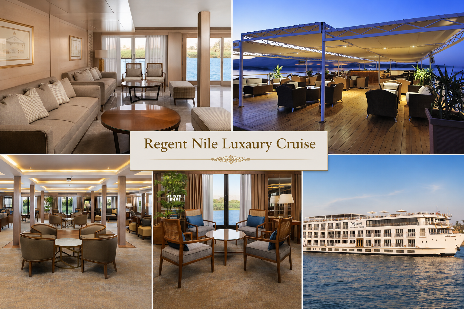 Regent Nile Cruise Cruzeiro 5 esrelas de superlux