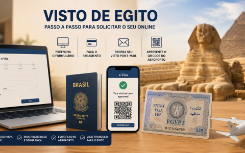 Como Tirar o Visto para o Egito em 2026: Passo a Passo Completo para Brasileiros